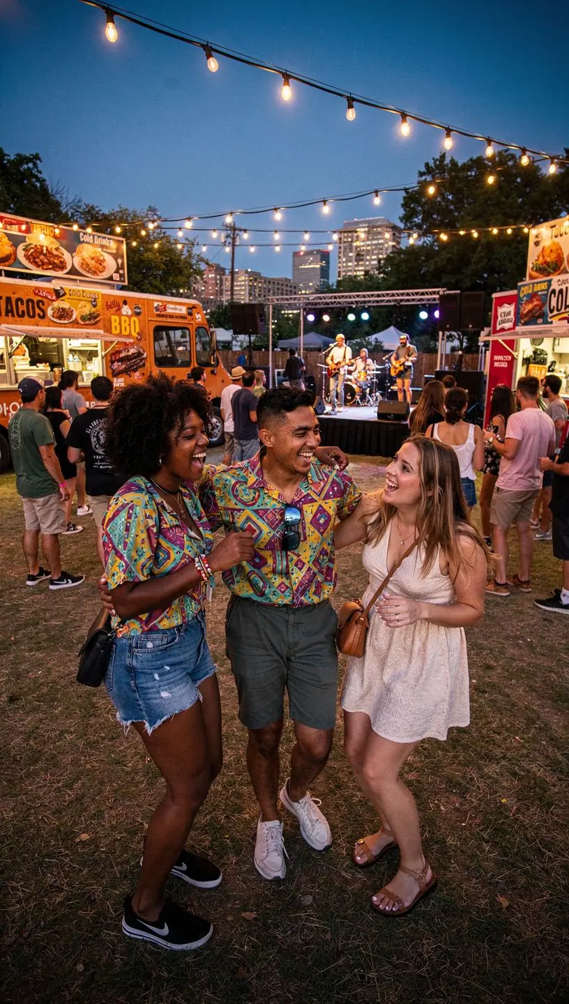 Piaszczysta plaża z palmami i turkusową wodą w tle